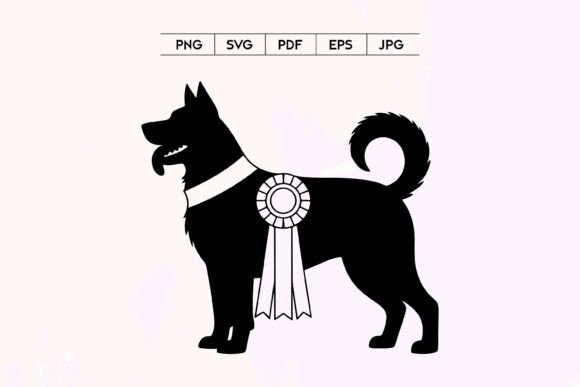 Award Winning Dog with Ribbon Icon Review