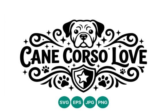 Cane Corso Love Dog Vector Art Review