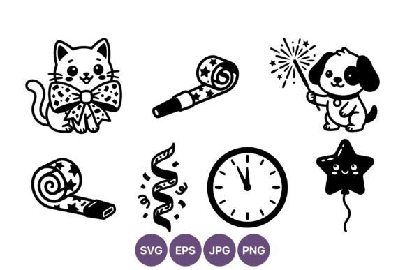 Cute Cat and Dog Party Vector Review