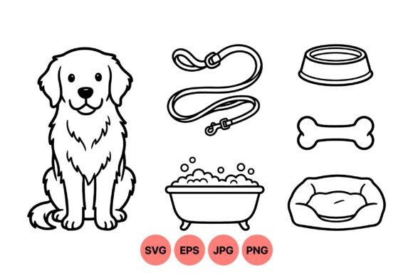 Cute Dog Pet Care Clipart Review
