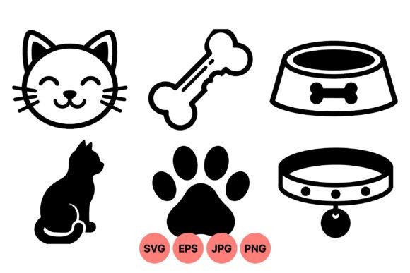 Cute Pet Icon SVG Collection Review