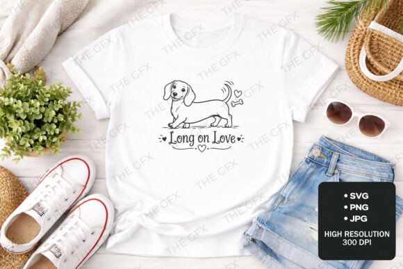 Dachshund Long on Love SVG Design Review