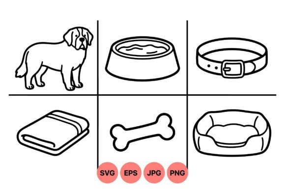 Dog Care Essentials Clipart Review