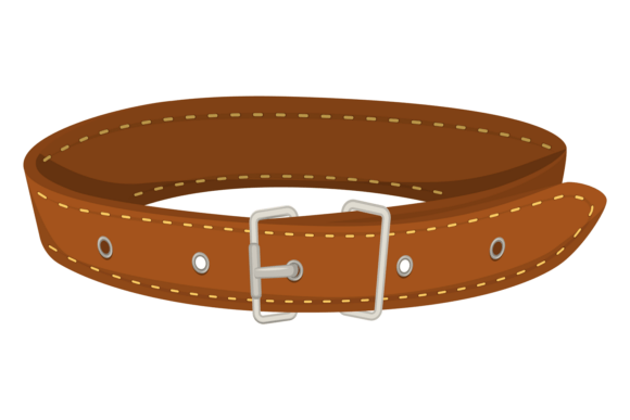 Dog Collar Cartoon Icon. Leather Pet Str
