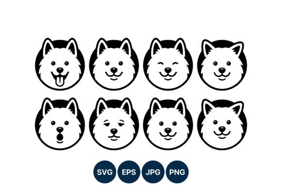 Dog Faces Expression Vector Set Review