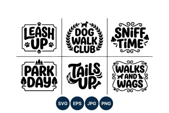 Dog Walk Club Leash Up Paw Lettering Review