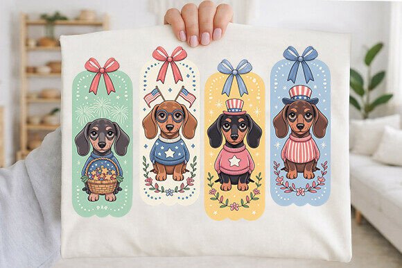 Patriotic Dog Png for Embroidery Projects