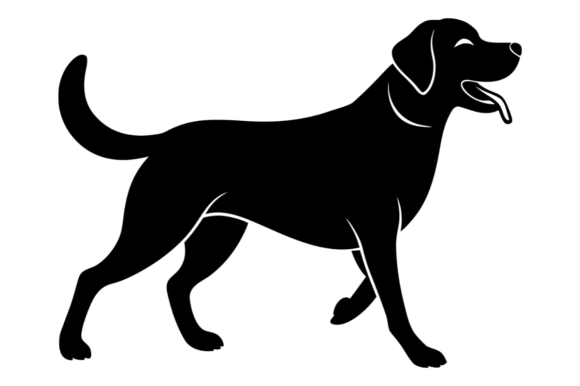 Silhouette Dog Happy Labrador Retriever Review